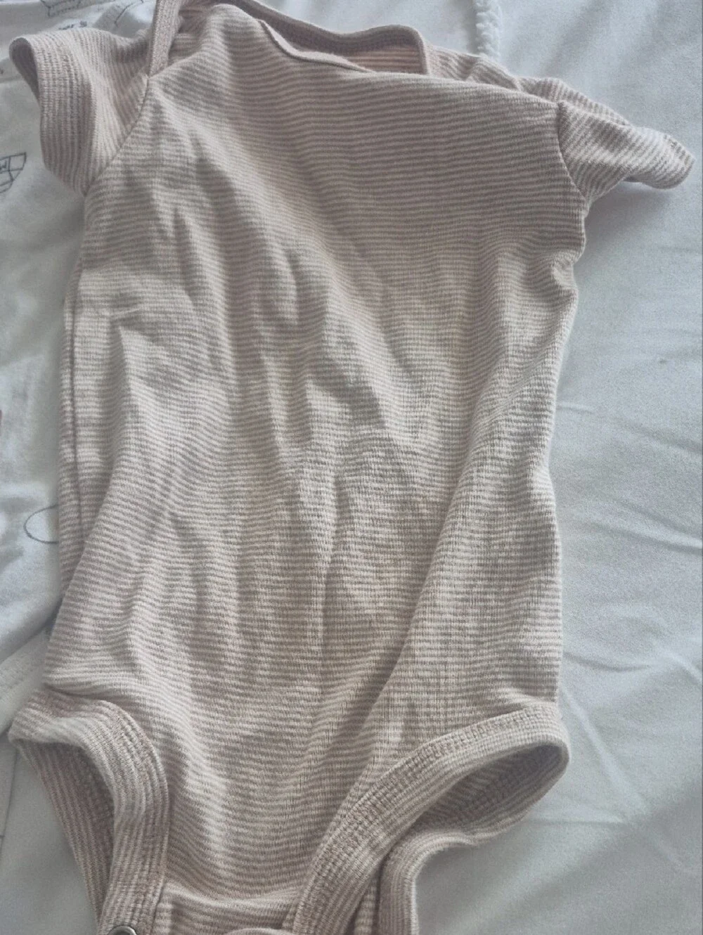 Carter's Baby Breakfast Bodysuits - Gray, White, Beige